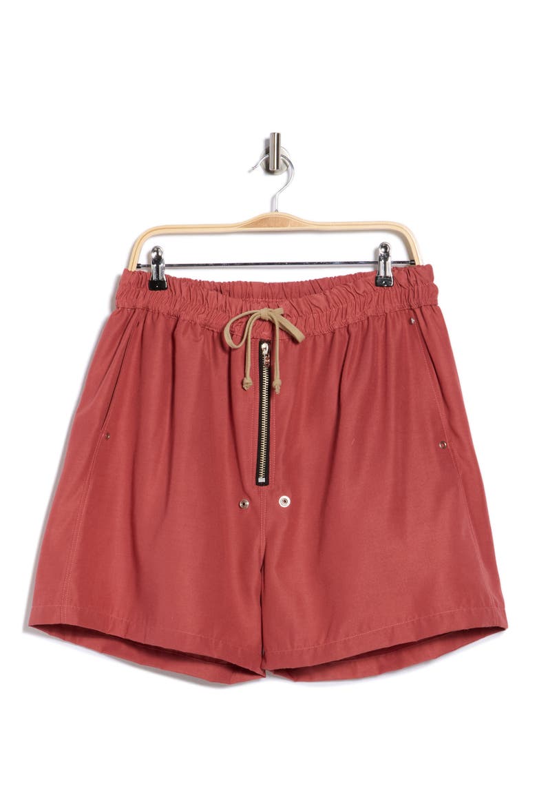 Mud Drawstring Shorts, Alternate, color, CANYON ROSE