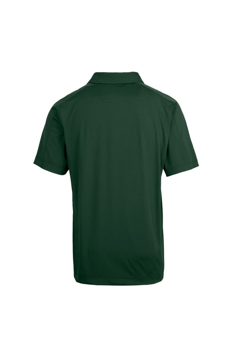 Cutter & Buck Men's Cutter & Buck Green Miami Hurricanes Big & Tall Prospect Textured Stretch Polo, Alternate, color, 