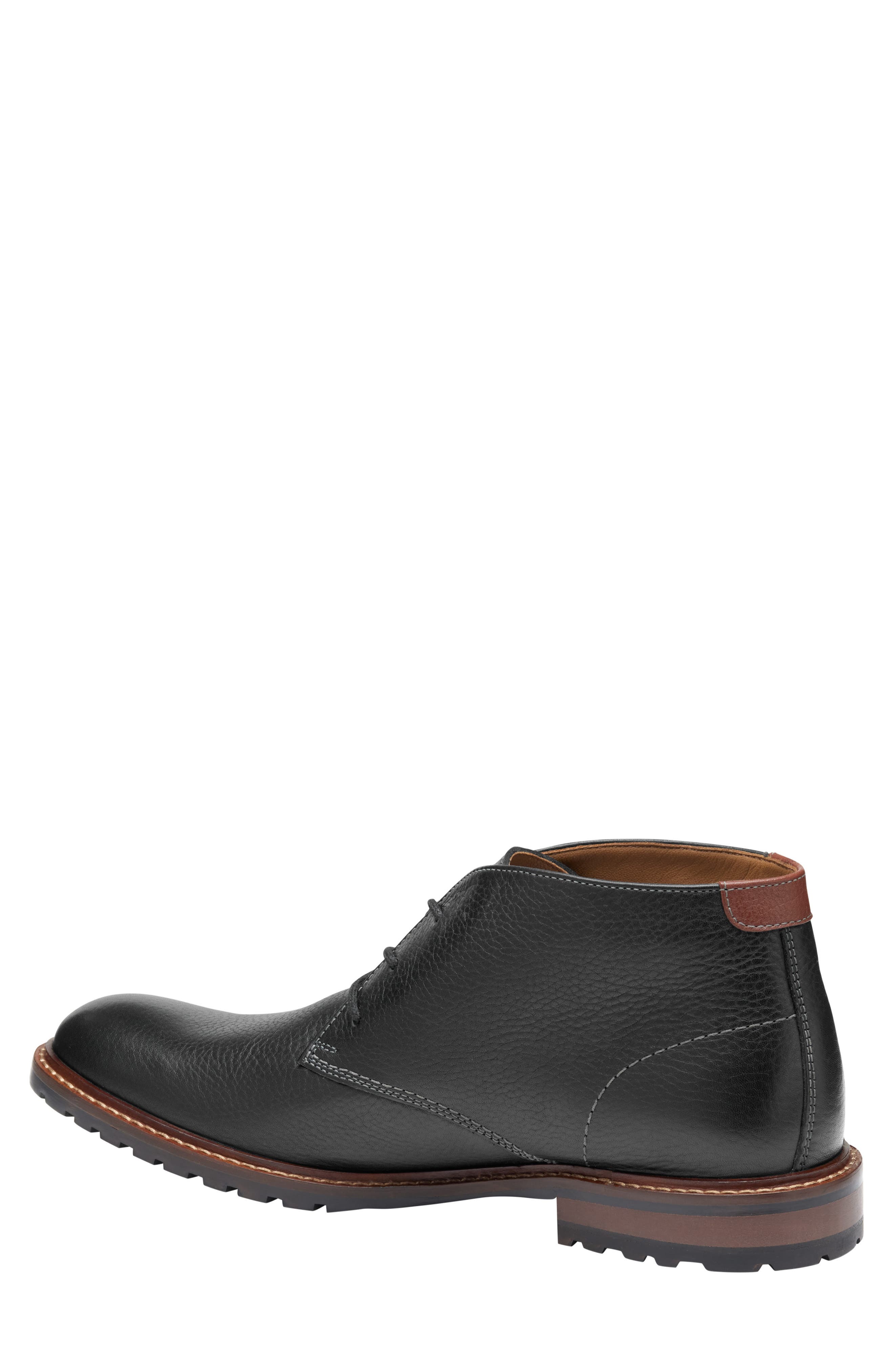 Johnston & Murphy Boswell Chukka Boot, Alternate, color, Black Full Grain