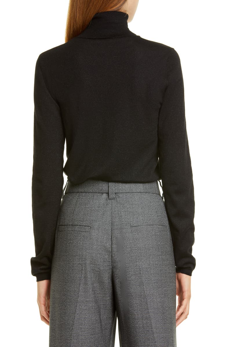 Brunello Cucinelli Metallic Turtleneck Sweater, Alternate, color,