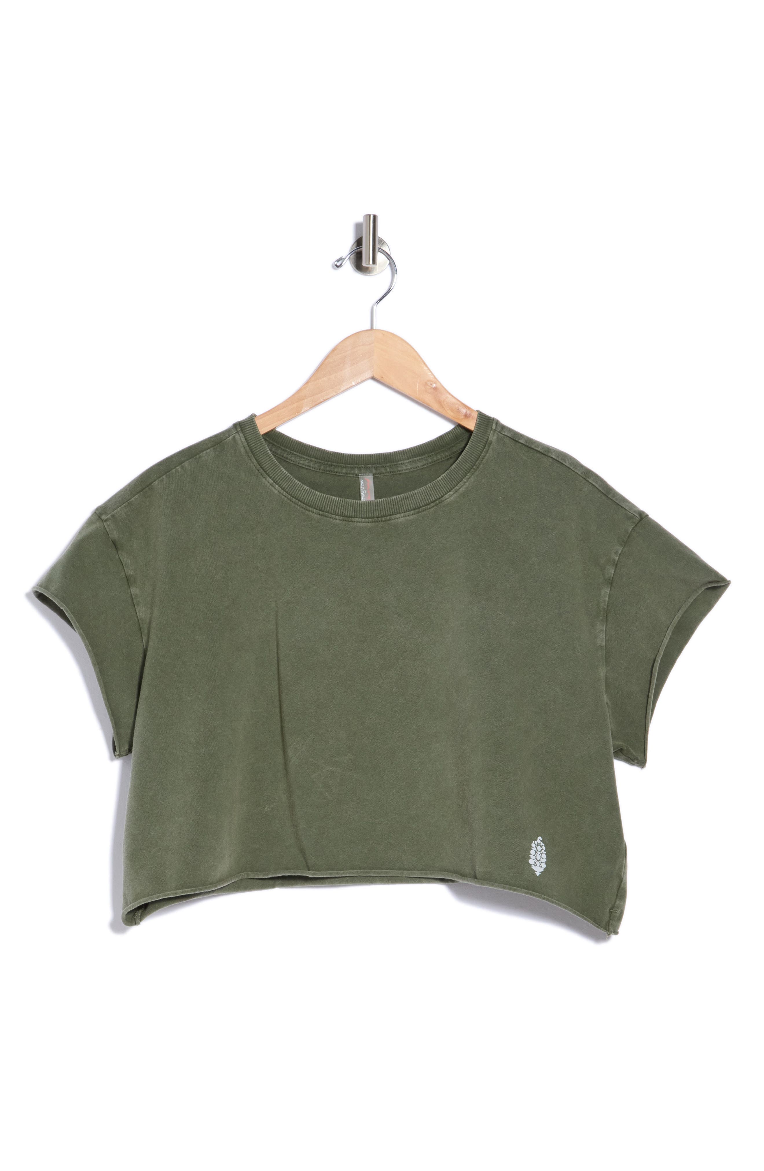 Hot Shot Stretch Cotton Crop Tee
