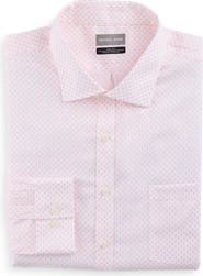 Michael Kors Big & Tall Mini Geometric Print Performance Dress Shirt