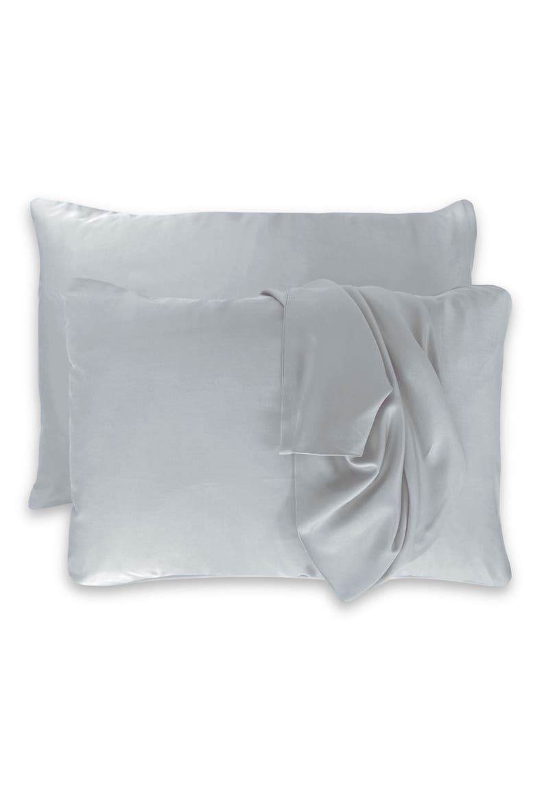 Luxury 100% Viscose Cooling Pillowcase Set, Alternate, color, Stone