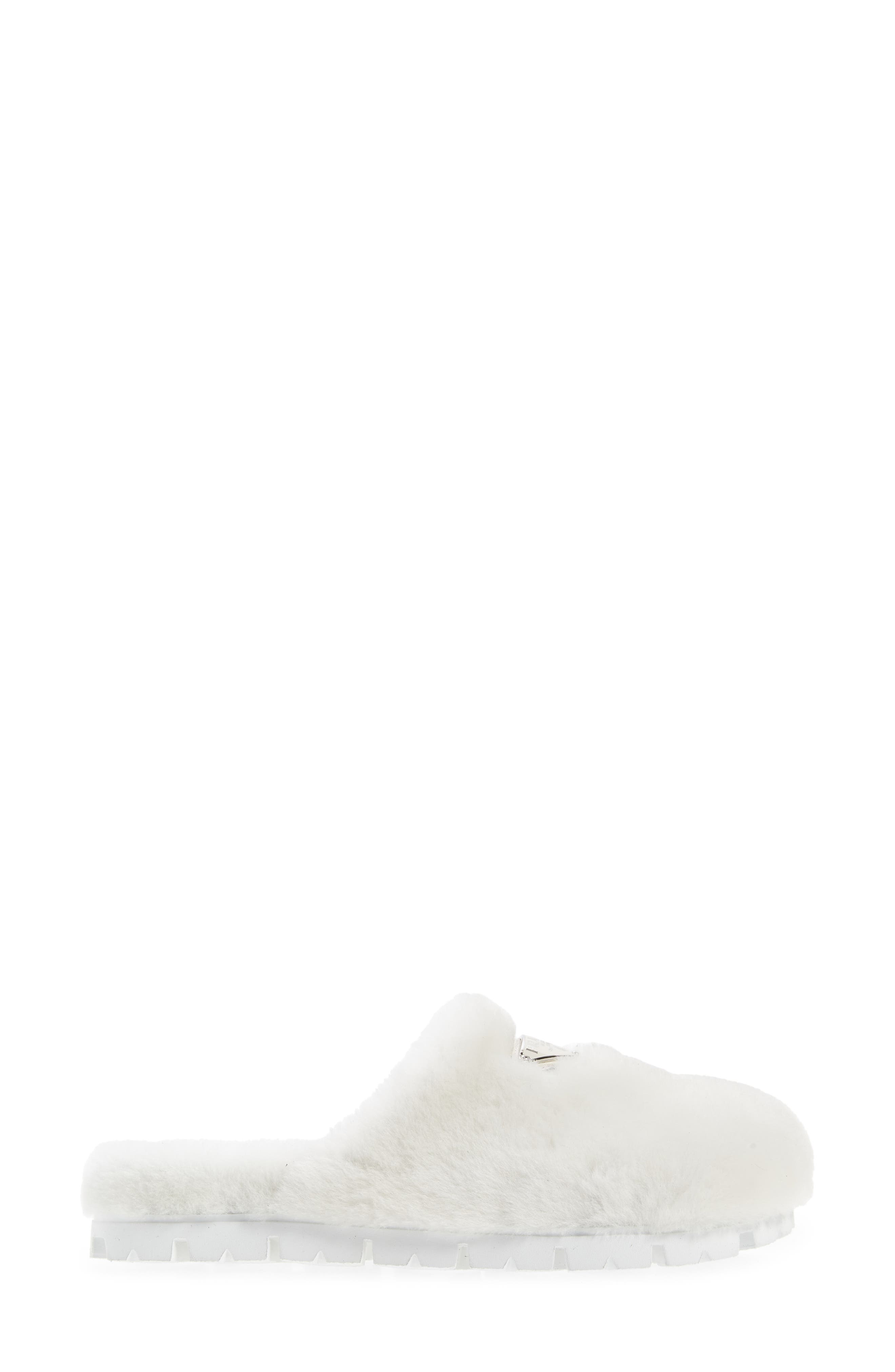 Fussbett Fluffy Genuine Shearling Slipper, Alternate, color, BIANCO