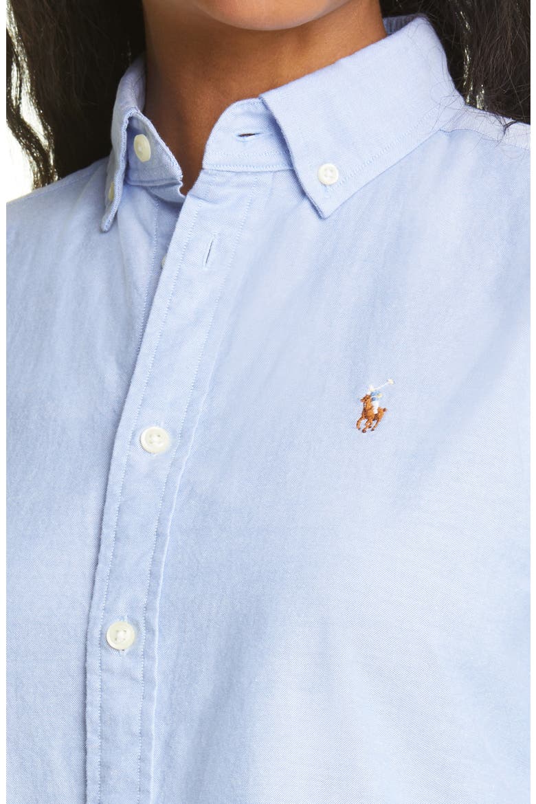 Georgia Button-Down Shirt, Alternate, color, BLUE HYACINTH