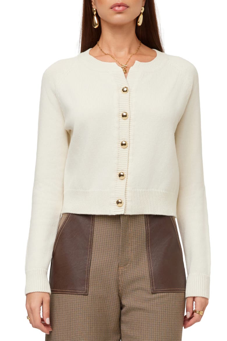 Rawan Cardigan Sweater, Main, color, CREAM