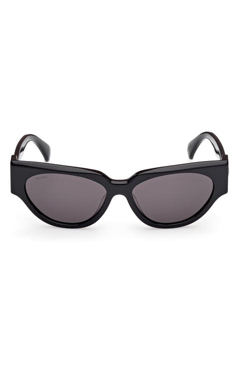 55mm Cat Eye Sunglasses