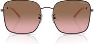 VOGUE 57mm Gradient Square Sunglasses