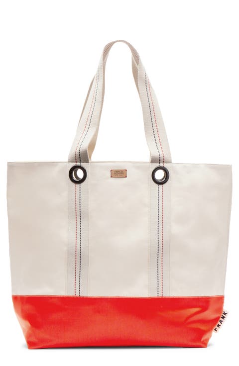 Summer XL Canvas Tote