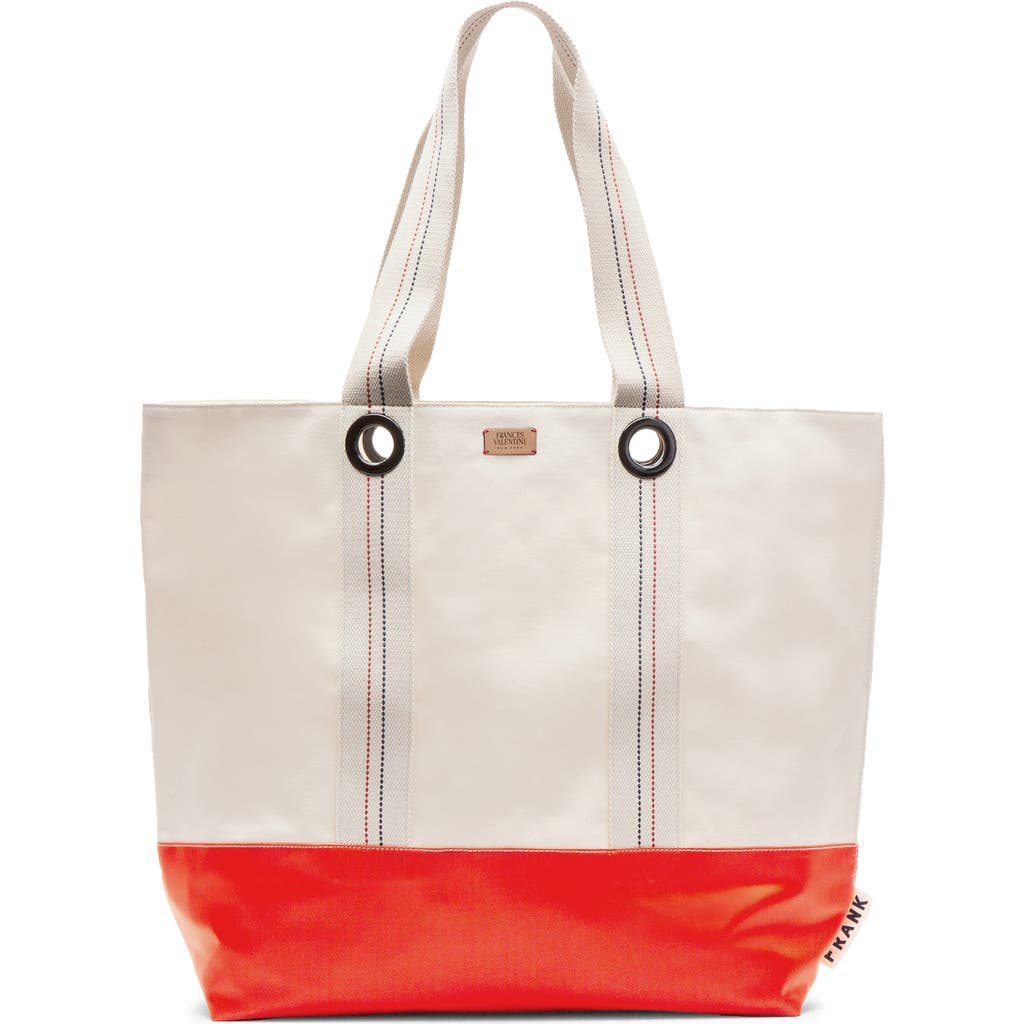 Frances Valentine Summer Xl Canvas Tote In Multi