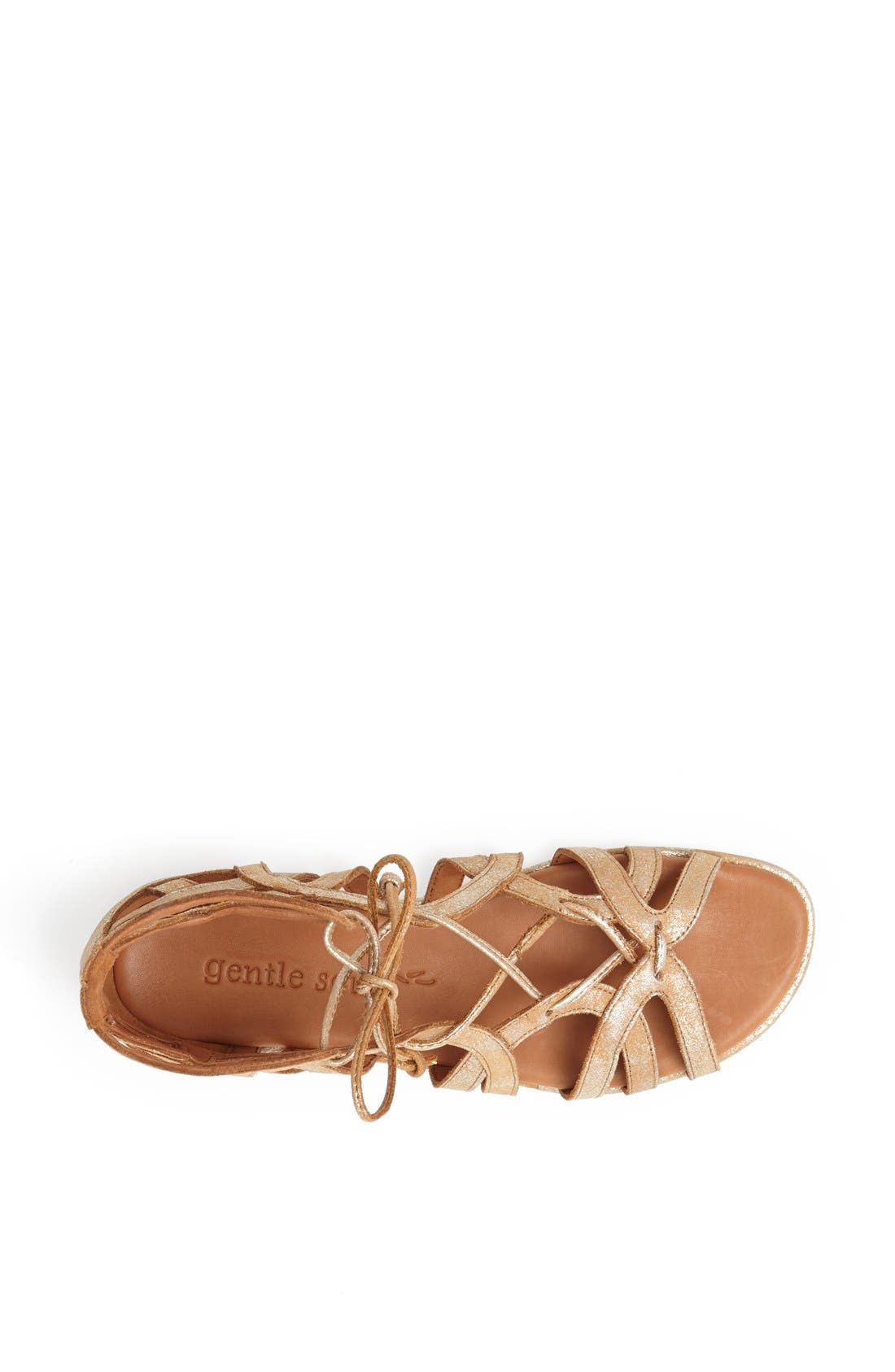 'Break My Heart' Sandal, Alternate, color, GOLD