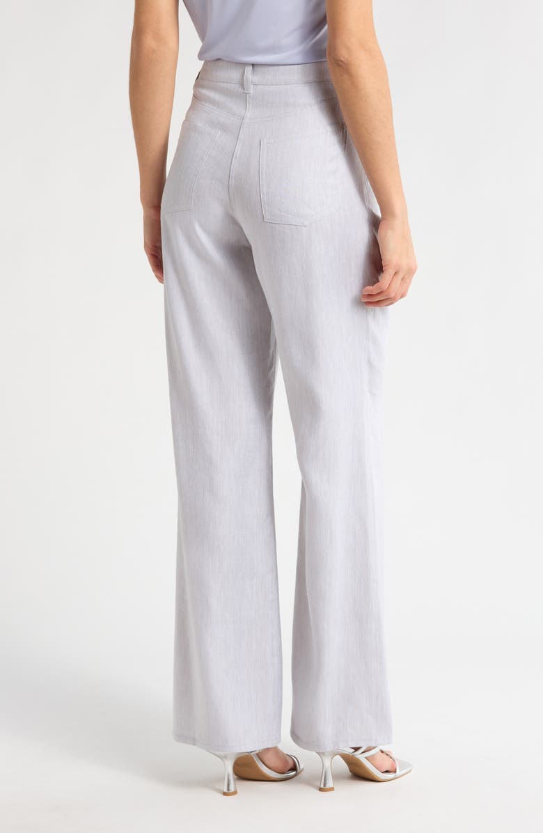 Derek Lam 10 Crosby Larissa Linen Blend Pants, Alternate, color, Pale Grey