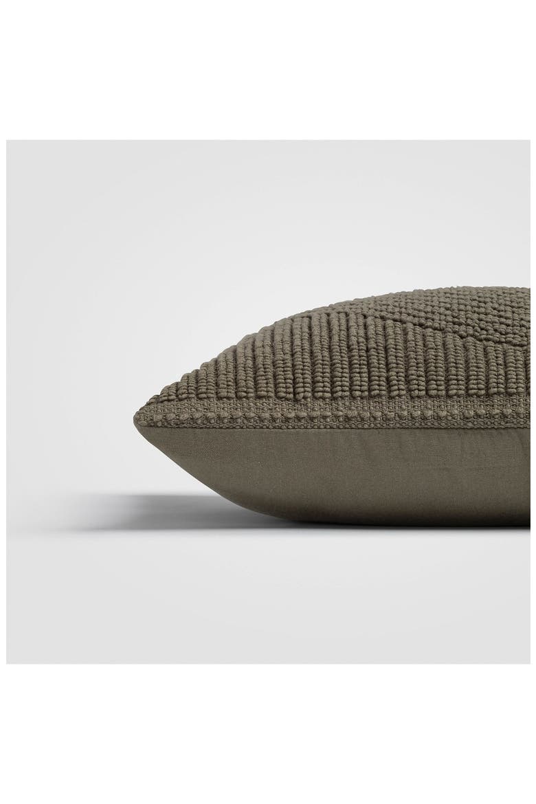 Tranquil Weave Accent Pillow, Alternate, color, MOSS