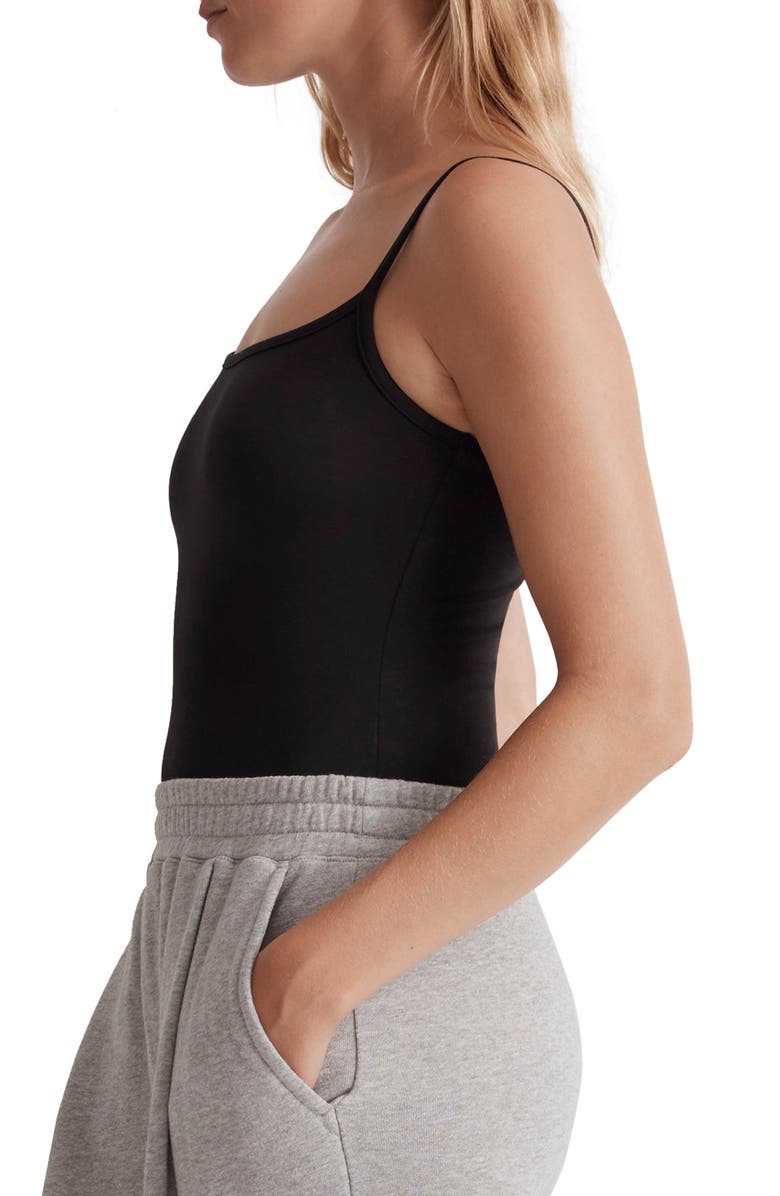 Madewell Cami Thong Bodysuit, Alternate, color, 