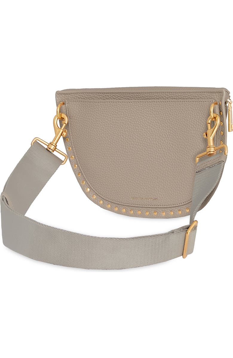 Rebecca Minkoff Darren Leather Sling Bag, Alternate, color, Grey/ Navy