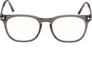 TOM FORD 52mm Square Blue Light Blocking Glasses