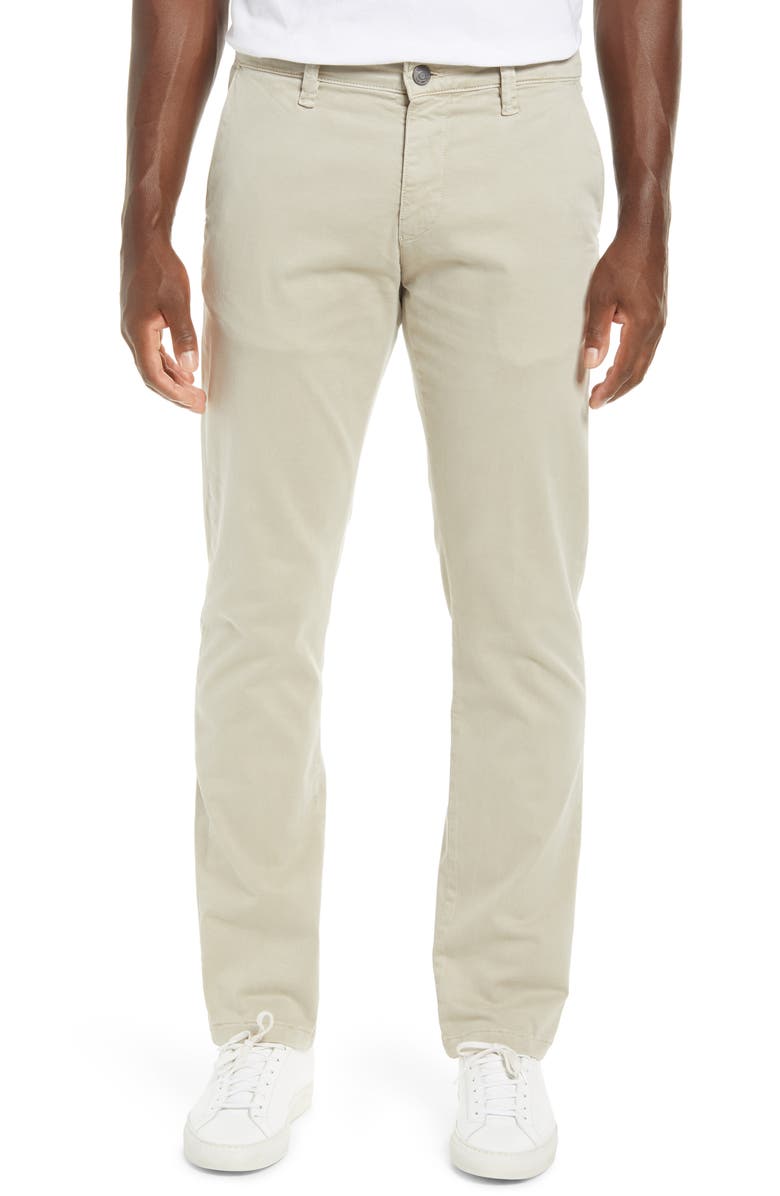 Mavi Jeans Johnny Men's Slim Fit Twill Chino Pants, Main, color, Stone Grey Sateen