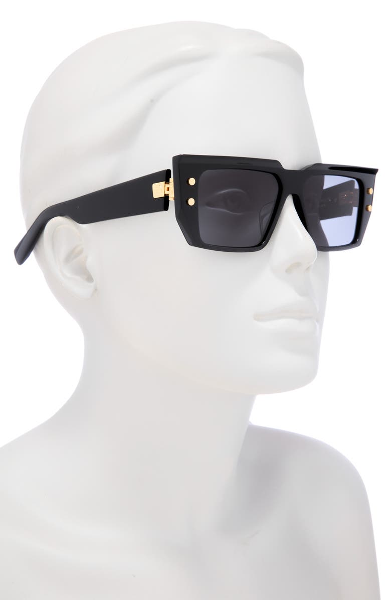 Balmain 54mm Novelty Square Sunglasses, Alternate, color,