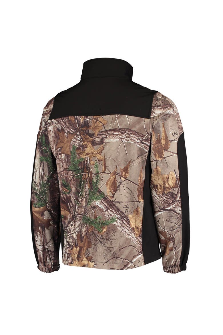 Men's Dunbrooke Realtree Camo/Black Los Angeles Chargers Circle Hunter Softshell Full-Zip Jacket, Alternate, color, Realtree Camo