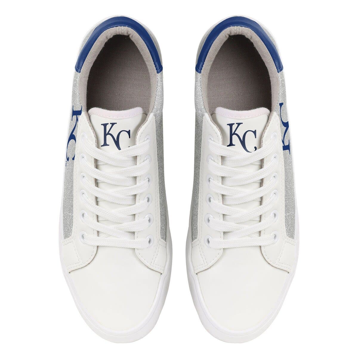 FOCO Women's FOCO Kansas City Royals Glitter Sneakers, Alternate, color, 