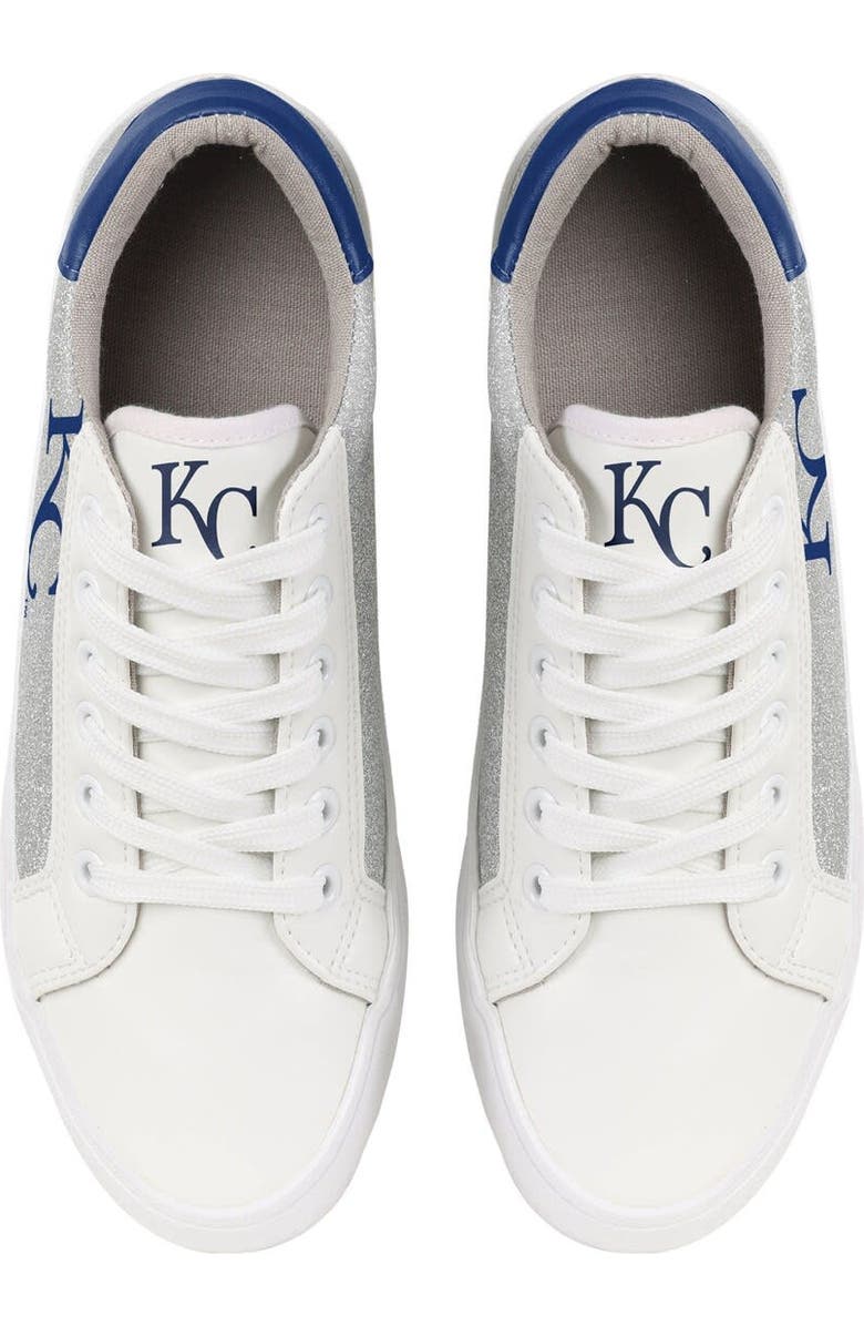 FOCO Women's FOCO Kansas City Royals Glitter Sneakers, Alternate, color,