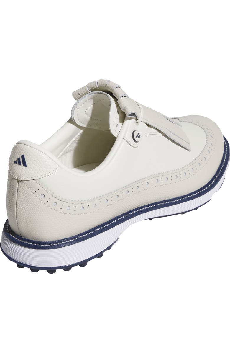 adidas MC Zoysia Spikeless Waterproof Golf Shoe, Alternate, color, Off White/ Indigo