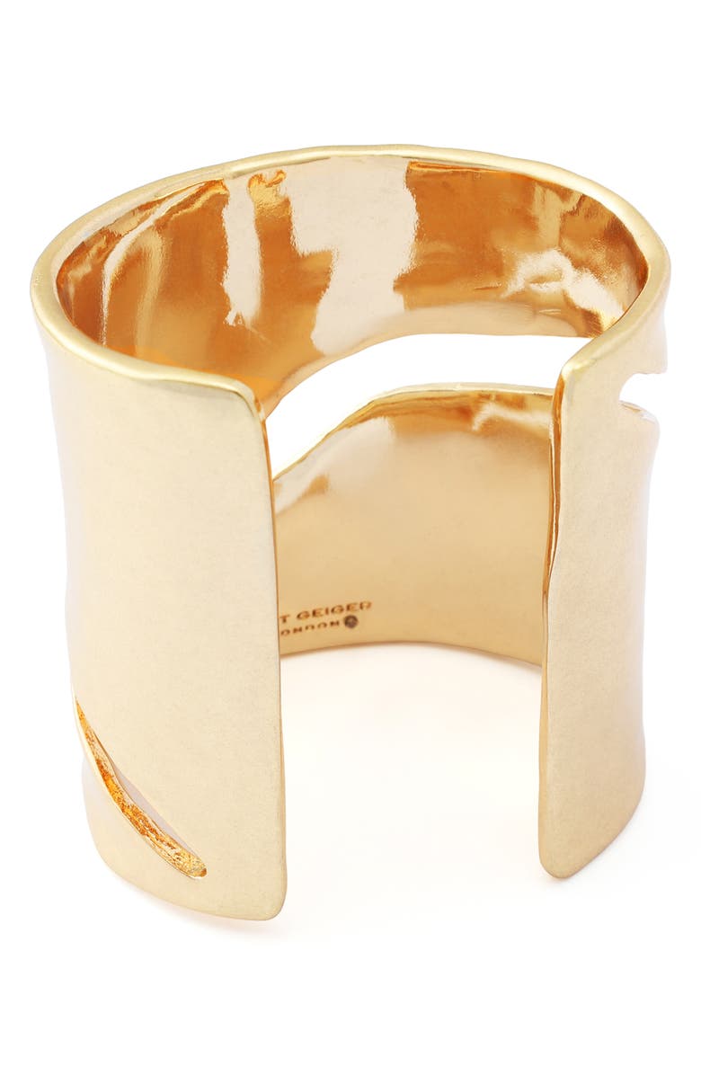 Kurt Geiger London Multi Stone Statement Cuff Bracelet, Alternate, color, Gold/ Multi