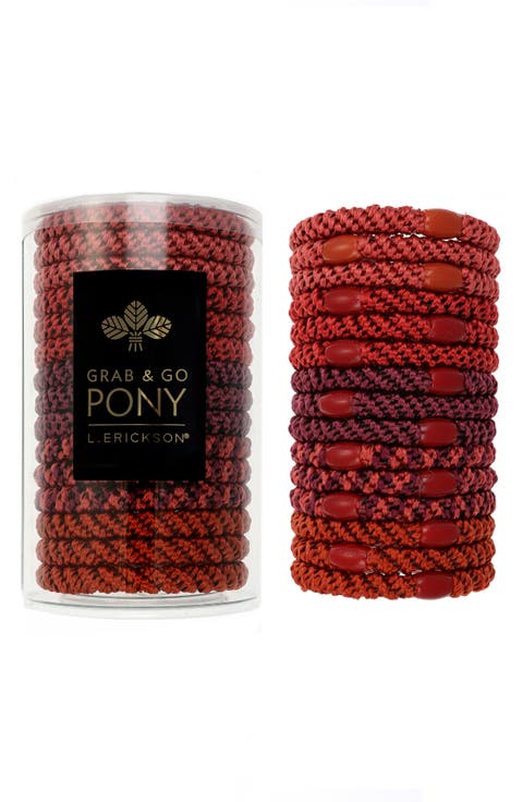 Grab & Go 15-Pack Braided Ponytail Holders