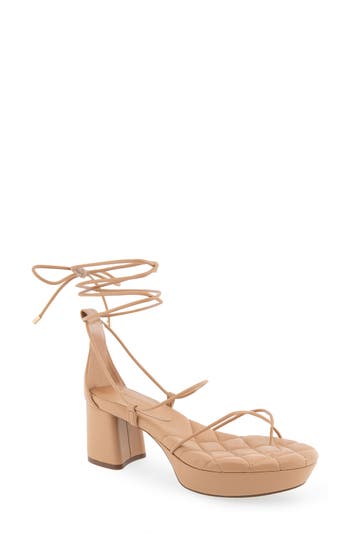 AEROSOLES AEROSOLES CARAMIA ANKLE WRAP PLATFORM SANDAL 