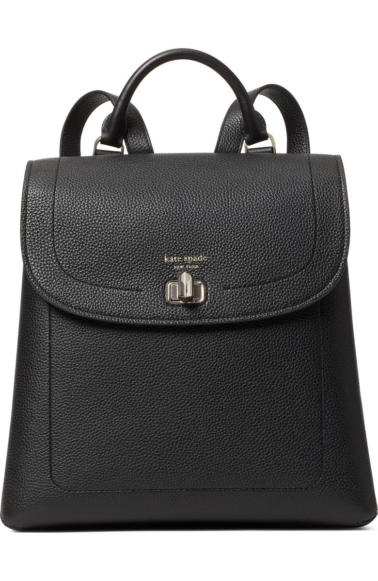 Kate Spade New York medium essential leather backpack, Main, color,