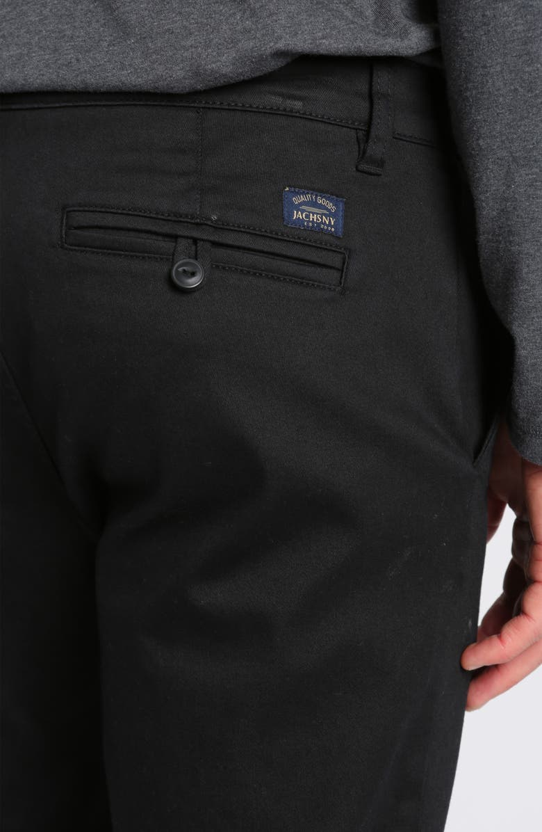 JACHS East Hampton Stretch Twill Chinos, Alternate, color, Black