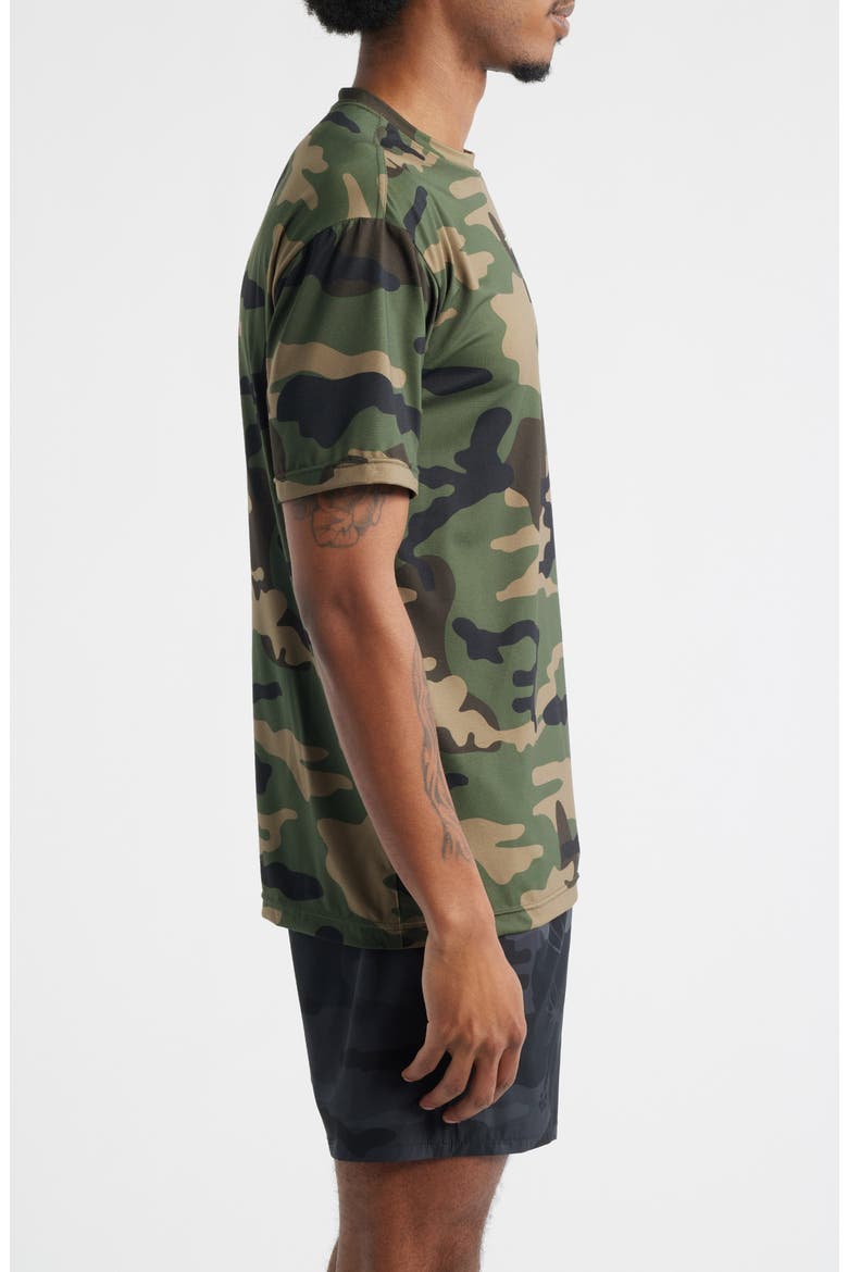 Short Sleeve UPF 50+ Graphic T-Shirt, Alternate, color, OLIVE CAMO