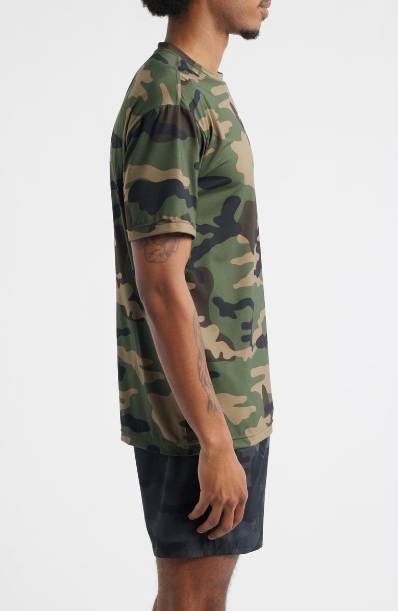 TENŌRE Short Sleeve UPF 50+ Graphic T-Shirt, Alternate, color, Olive Camo