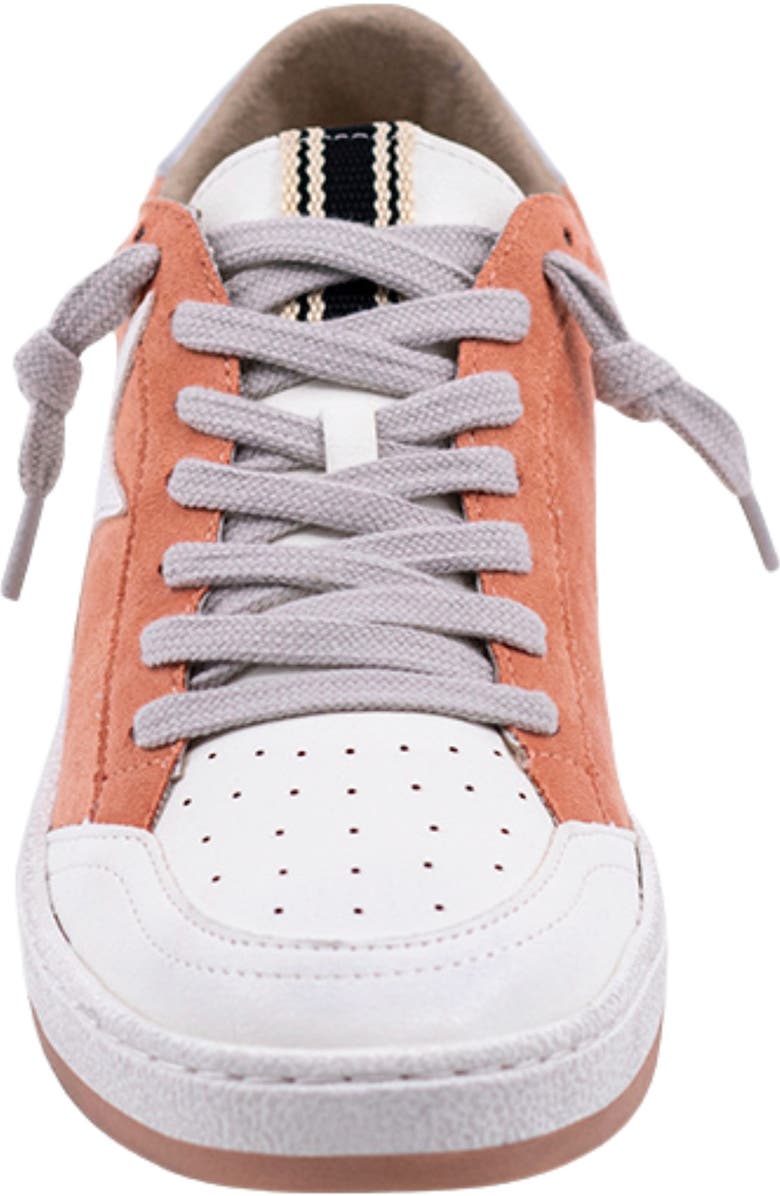 SHUSHOP Paz Low Top Sneaker, Alternate, color, Melon Suede