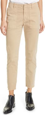 Nili Lotan Jenna Slim Crop Stretch Twill Pants