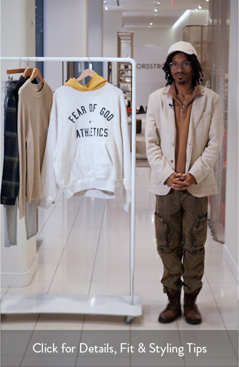 MLB Athletics Sport Fit Cotton Graphic Hoodie, sales video thumbnail