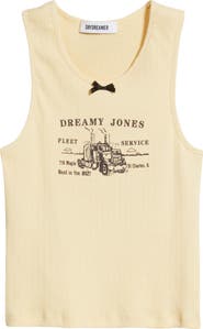 Daydreamer Dreamy Jones Cotton Graphic Tank