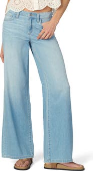 Joe's The Lou Lou Low Rise Wide Leg Jeans