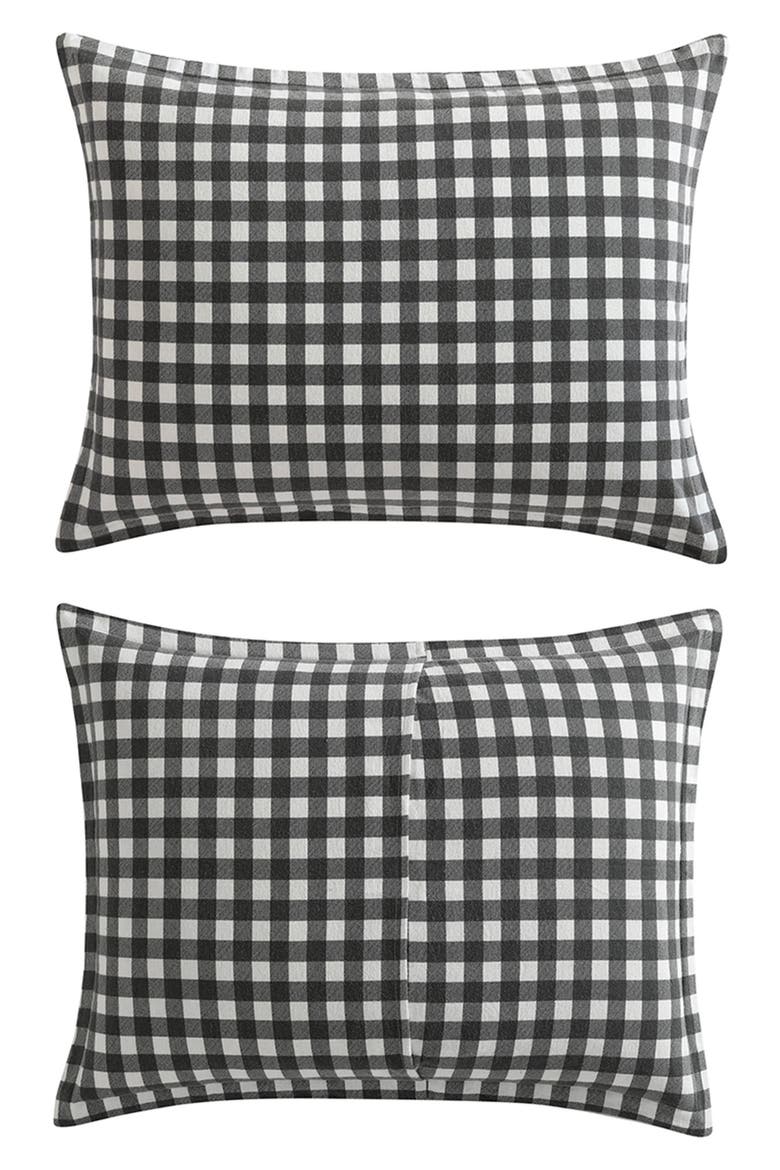 Preston Plaid Duvet Cover & Sham Set, Alternate, color, GREY