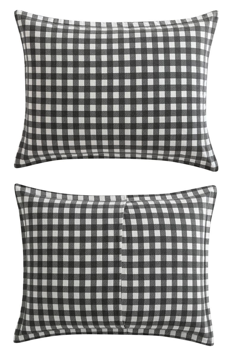 Eddie Bauer Preston Plaid Duvet Cover & Sham Set, Alternate, color, Grey