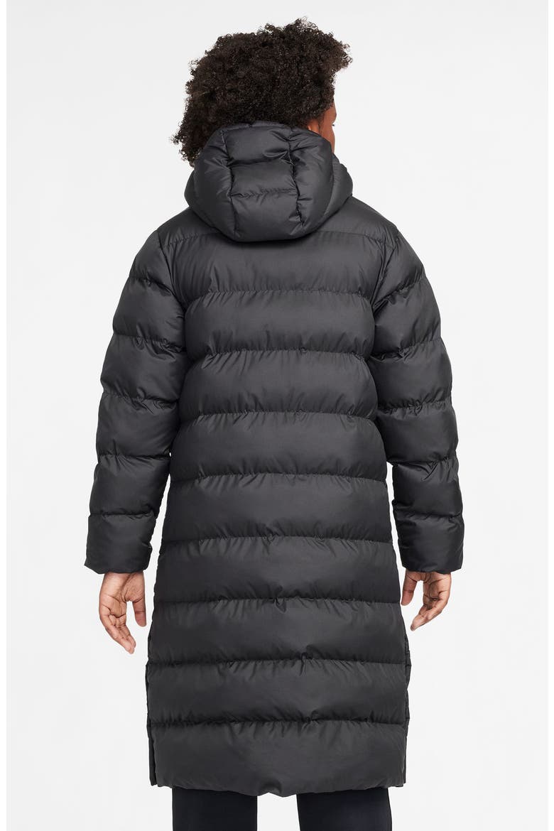 Kids' Sportswear All Day Play Therma-FIT® Puffer Parka, Alternate, color, BLACK/ WHITE