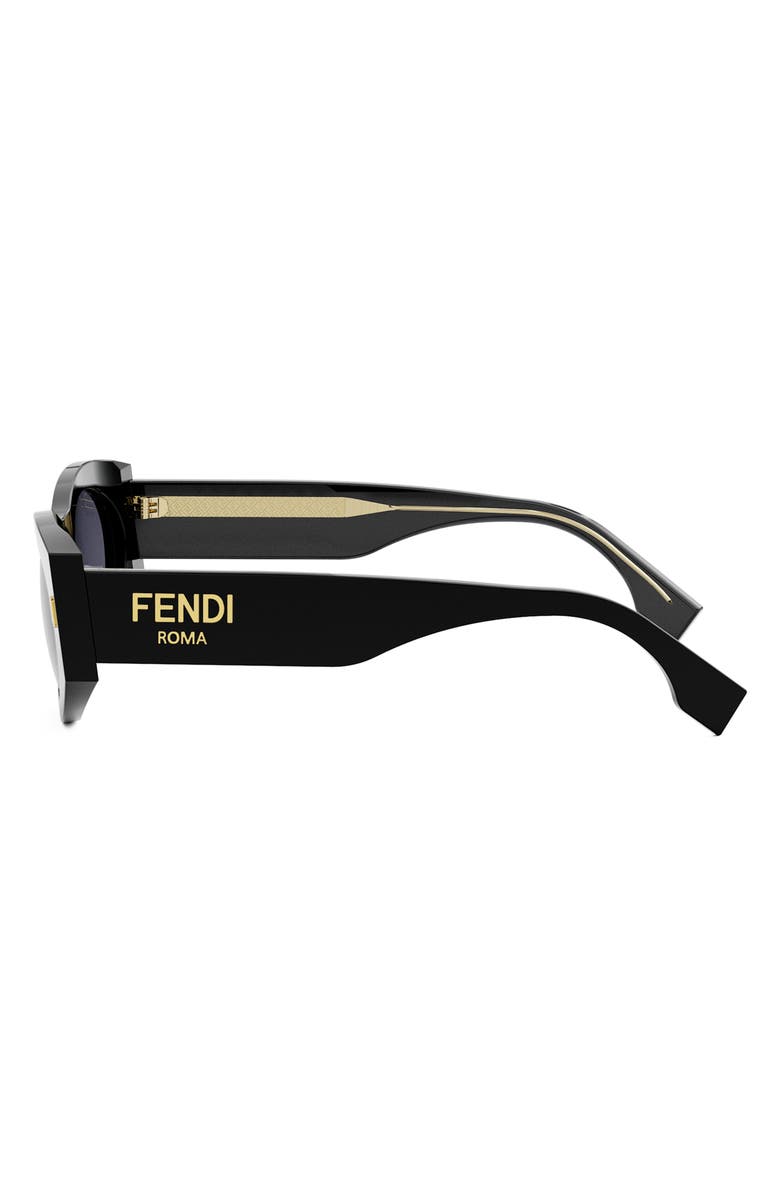 Fendi 'Fendi Roma 52mm Oval Sunglasses, Alternate, color,