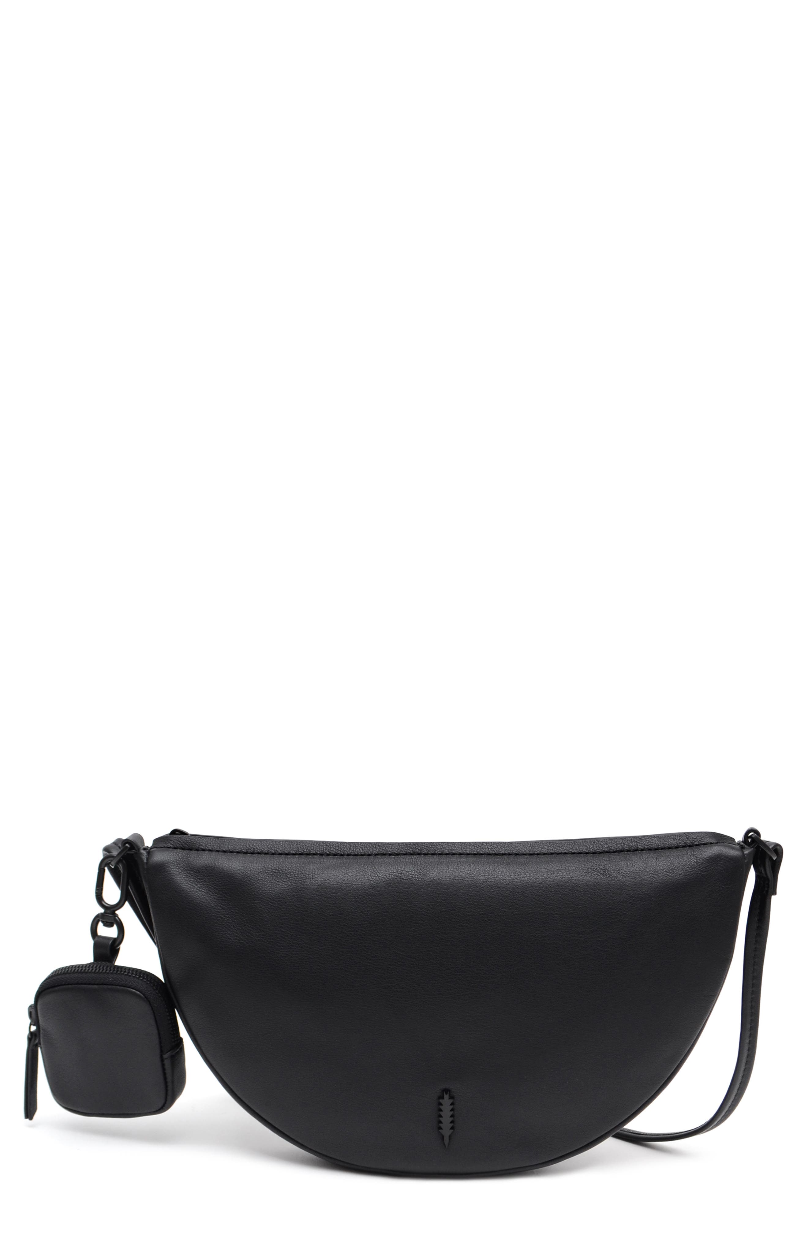 Thacker Liz Crescent Nappa Leather Crossbody Bag