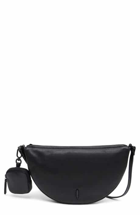 Thacker Liz Crescent Nappa Leather Crossbody Bag