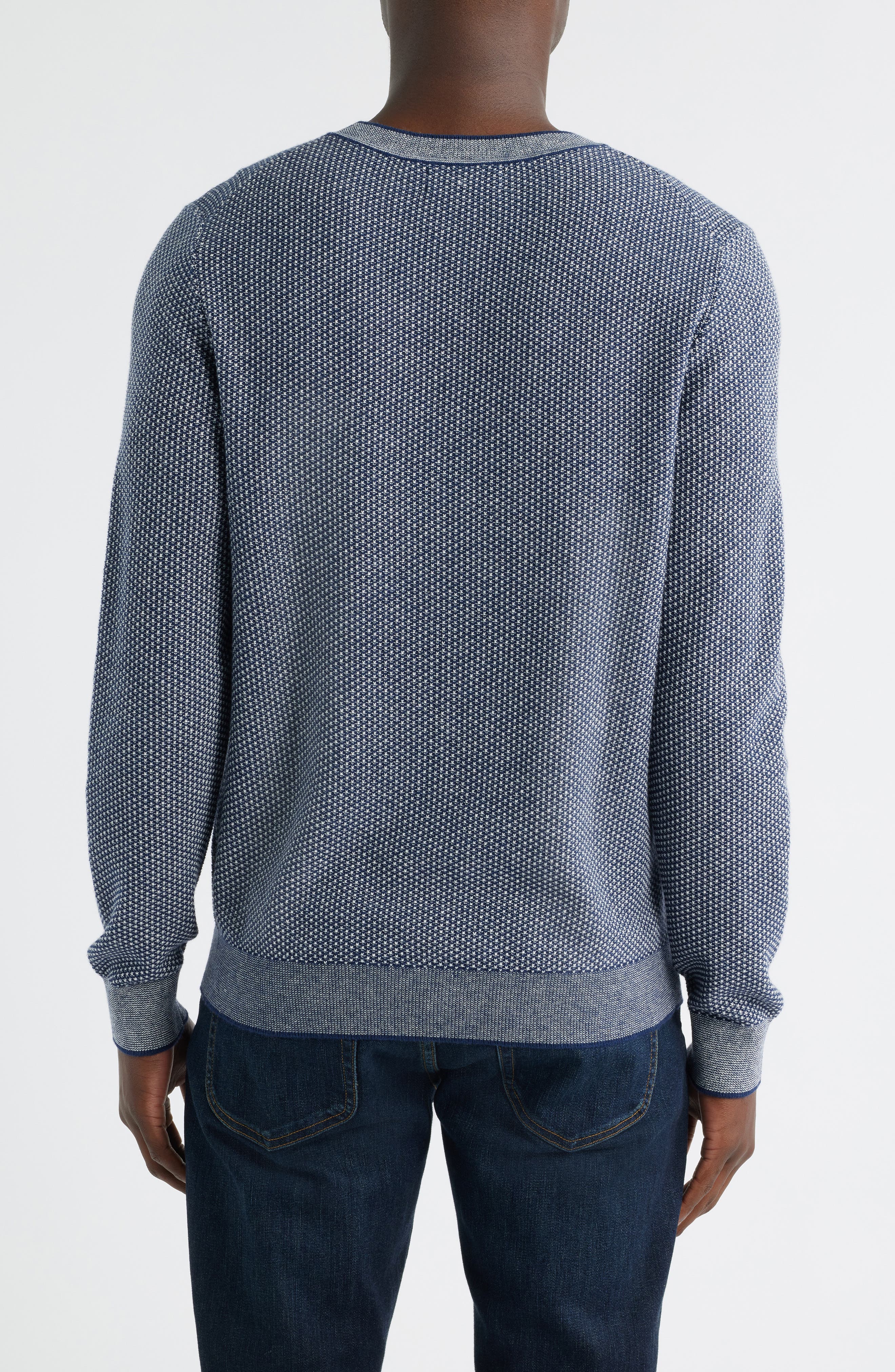 Texture Cotton & Cashmere Sweater - image 2