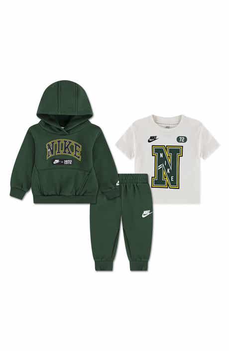 Nike Sportswear Graphic T-Shirt, Fleece Hoodie & Pants Set