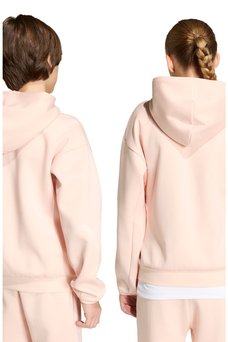 Kids' Z.N.E. Zip Hoodie, Alternate, color, BLUSH PINK/ PINK TINT