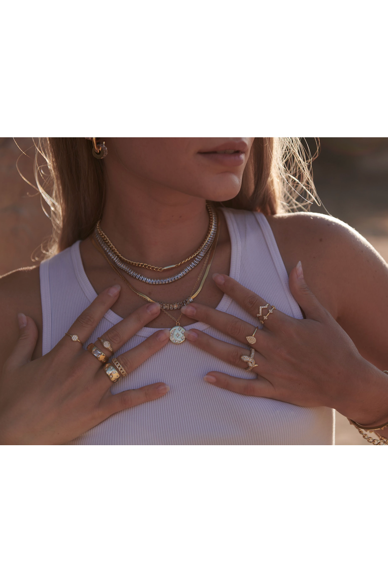 Pave Snake Ring, Alternate, color, Silver