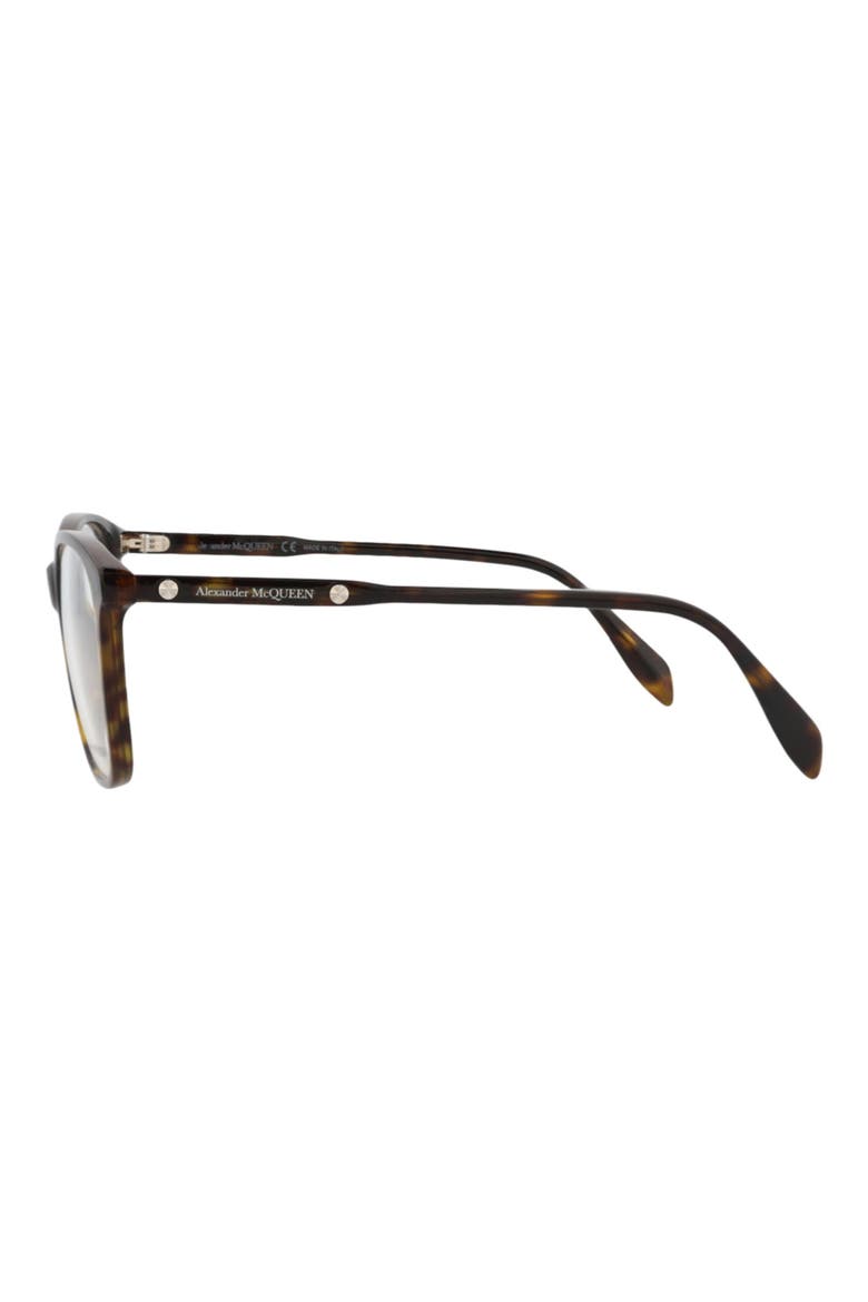 54mm Square Optical Glasses, Alternate, color, HAVANA HAVANA TRANSPARENT