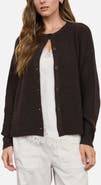 Blu Pepper Ribbed Crewneck Cardigan